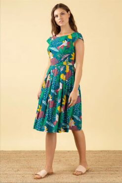 claudia dress riviera poolside